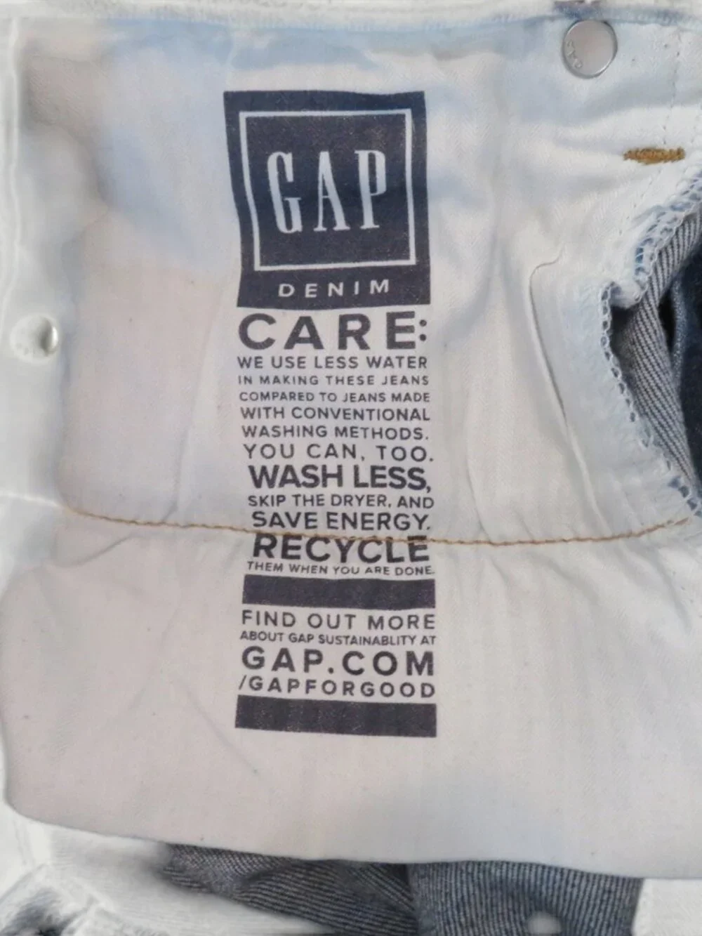 GAP -Women's Mid Rise True Skinny Jeans, Size 28 (6R), GUC - Picture 13 of 13